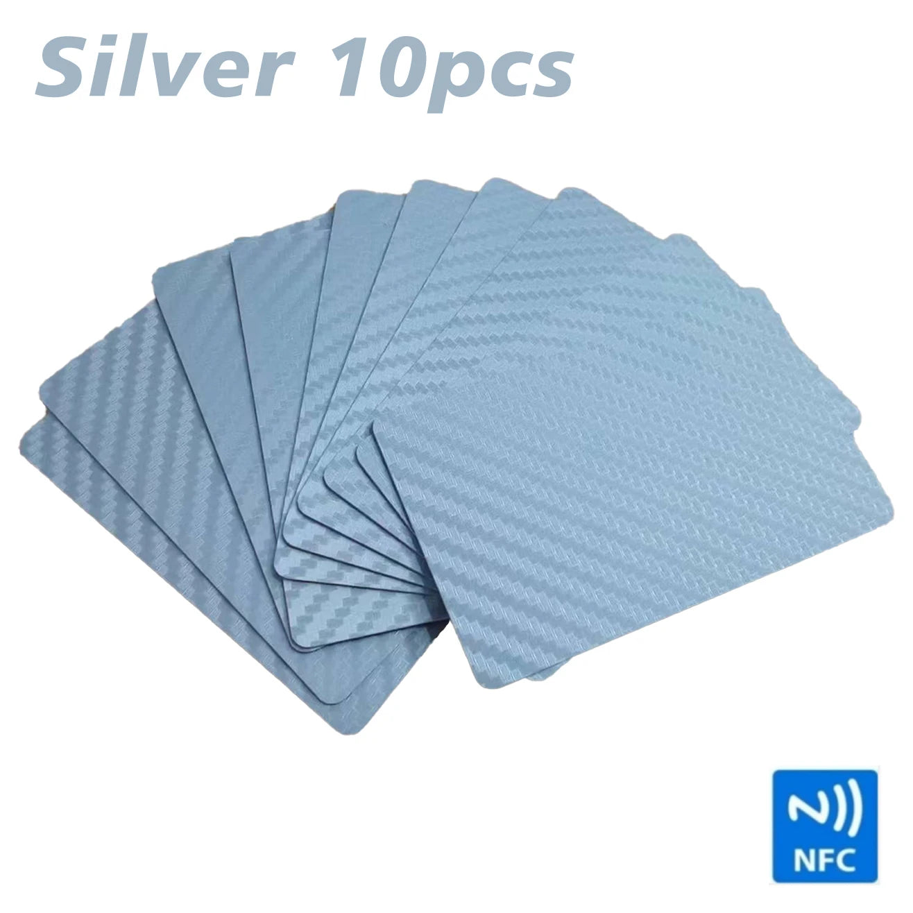 NFC Carbon Fiber Card 5/10/50Pcs