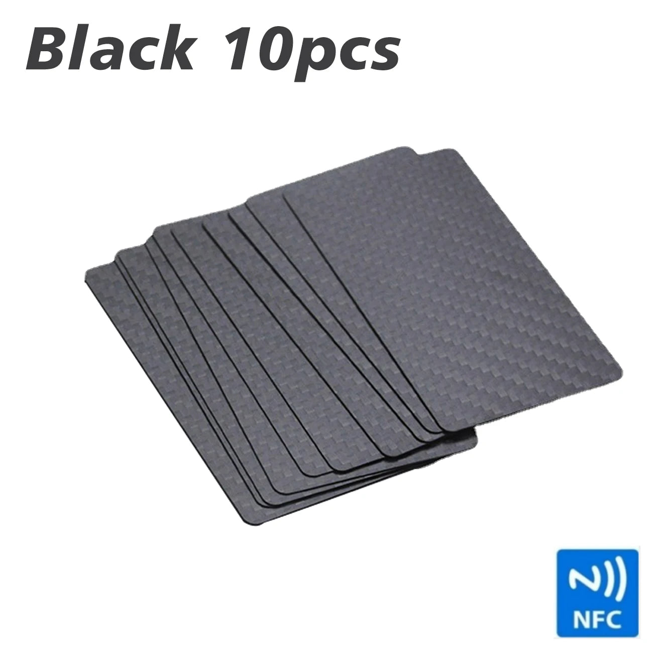 NFC Carbon Fiber Card 5/10/50Pcs