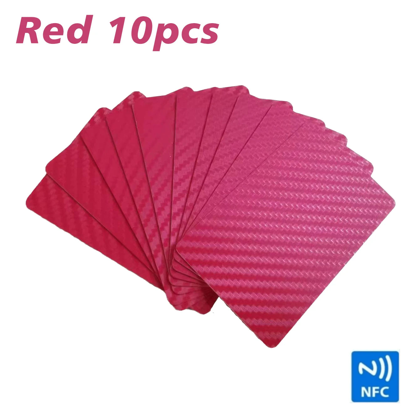 NFC Carbon Fiber Card 5/10/50Pcs